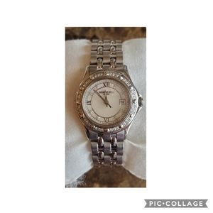 Raymond Weil Womens high end Watch With Authentic Diamonds!! Read description.